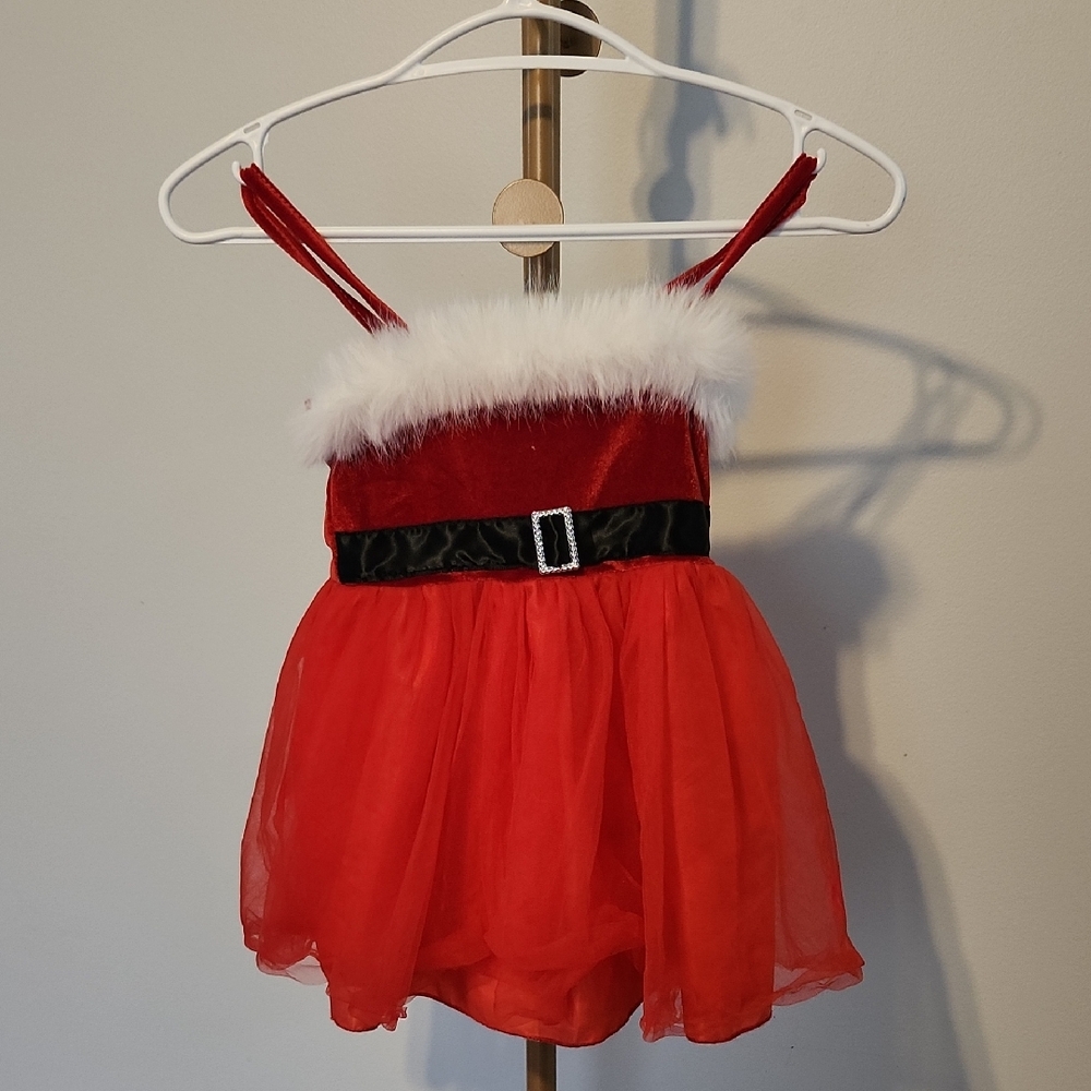 🧑‍🎄10/10🧑‍🎄Source Unknown Red and White Holiday Dress Costume